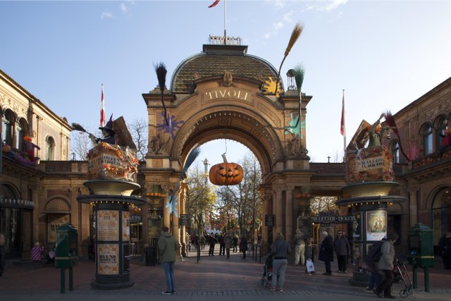 Halloween in Tivoli Gardens, Copenhagen